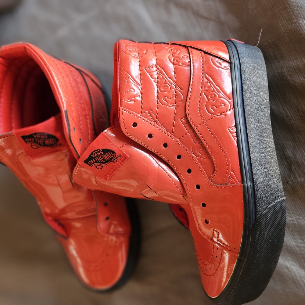 Vans Men's Bold Red High-Tops